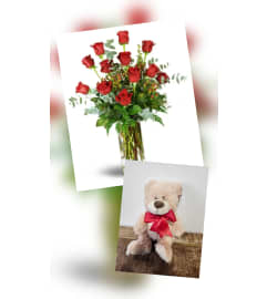 Cuddle Up Special. An arrangement by A Loving Touch Florist. Cuddle Up Special. An arrangement by A Loving Touch Florist.