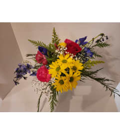 As You Wish - February Charity in Bloom. An arrangement by Petals and Pages.