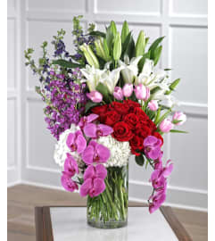 You're Still The One. An arrangement by Aventura Glamour Flowers.