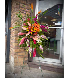 Tropical Radiance Spray. An arrangement by Flowers by Girlfriends.