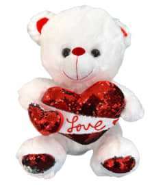 I Love You Teddy Bear. An arrangement by Azi Flowers.