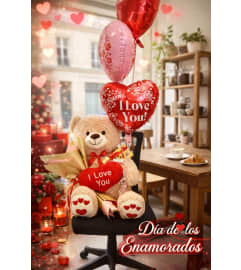 BEAR DELUXE COMBO. An arrangement by Westchester Flowers and Gifts.