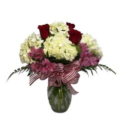 B Valentine Special B. An arrangement by Gonsalves-Fasso Flowers.