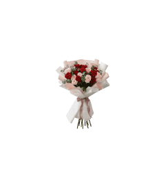 Wrapped Roses Bouquet. An arrangement by La Bolsa Rosa.