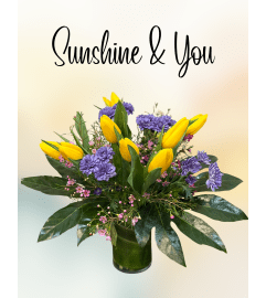 Sunshine and You. An arrangement by Flower Barn.