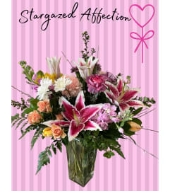 Stargazed Affection. An arrangement by Flower Barn.