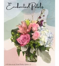 Enchanted Petals. An arrangement by Flower Barn.