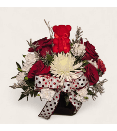 I Love You Beary Much. An arrangement by Passiflora Creations LLC.