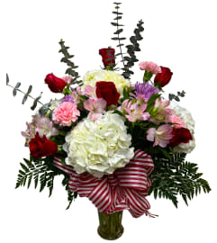 C Valentine Special C. An arrangement by Gonsalves-Fasso Flowers.