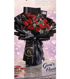 Valentines Bouquet Special. An arrangement by Geni's Florist and Gifts.