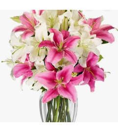 Lillies for you. An arrangement by Abundant Flowers and Gift Shoppe.