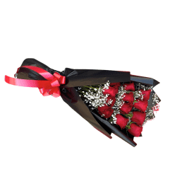 Velvet Rose Embrace. An arrangement by Colors Flowers and Gifts.