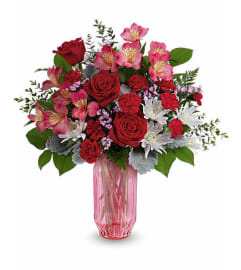 Blush and Bloom Delight. An arrangement by Flore's Shop.