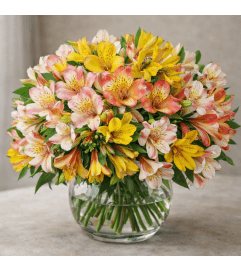 Pretty Peruvian Lilies. An arrangement by Floral With a Twist.