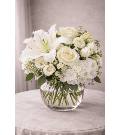 Whispering White Elegance. An arrangement by Floral With a Twist.
