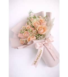 Radiant Love Bouquet. An arrangement by Geni's Florist and Gifts.