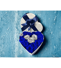 Eternal Blue Embrace. An arrangement by Sweet Blossoms.