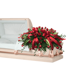 Eternal Rose Tribute. An arrangement by Rainbow Flowers.