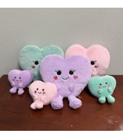 Plush Candy Heart 8. An arrangement by Orange County Florist.