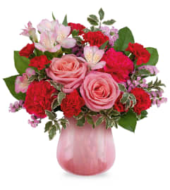 Sweet On Hue Bouquet. An arrangement by North Liberty Flower Shop.