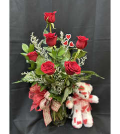 Love on Tap Bouquet. An arrangement by Flowers by Neil.