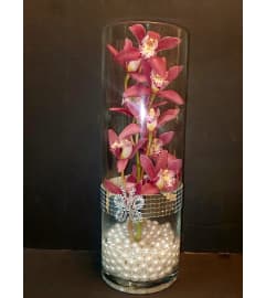 ORCHID DECO. An arrangement by Grower Direct Acadia.