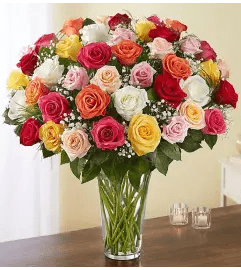 TriColor Beautiful Flowers. An arrangement by Brickell Exclusive Blooms.