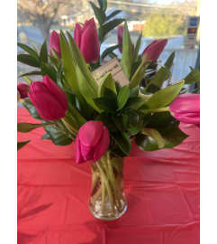 SIMPLY tulips. An arrangement by Brookdale Flowers and Gifts. SIMPLY tulips. An arrangement by Brookdale Flowers and Gifts.