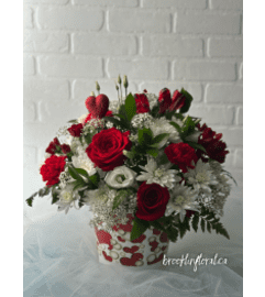 XOXO Blooms. An arrangement by Brooklin Floral and Garden Shoppe Inc..