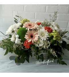 Spring Bunny Basket. An arrangement by Brooklin Floral and Garden Shoppe Inc..