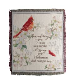 Tapestry Throw - Remembering You. An arrangement by Tom Rodgers Flowers.