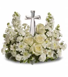 Teleflora's Divine Peace Bouquet PM. An arrangement by Flowers by Peter.