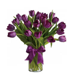 Spring Tulips Arrangement. An arrangement by The Village Green Florist.