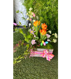 Happy Spring. An arrangement by Prosper Blooms.