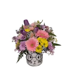 Bunny in Bloom. An arrangement by My Secret Garden.