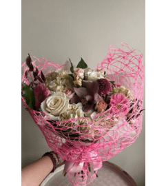 BOTT -Original Wrapped In Love Bouquet. An arrangement by Blossoms On The Trail. BOTT -Original Wrapped In Love Bouquet. An arrangement by Blossoms On The Trail.