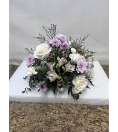 Easter round Centerpiece. An arrangement by Gonsalves-Fasso Flowers.