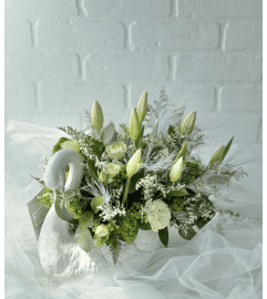 Swan Song. An arrangement by Brooklin Floral and Garden Shoppe Inc..