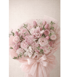 Peonies Luxury Mix. An arrangement by Geni's Florist and Gifts.