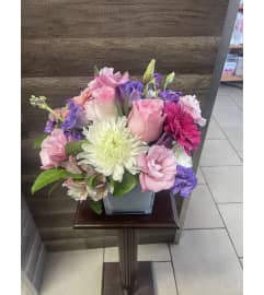 Blush Garden Bouquet. An arrangement by Sonia's Florist.