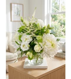 Classic White and Green. An arrangement by Sophie's Flowers.