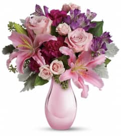 Enchanting Pinks Bouquet. An arrangement by Flowers of Jacksonville.