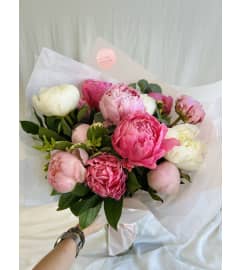 One Dozen Peony Bouquet - Available from May 6th!. An arrangement by Avenida Flowers. One Dozen Peony Bouquet - Available from May 6th!. An arrangement by Avenida Flowers.