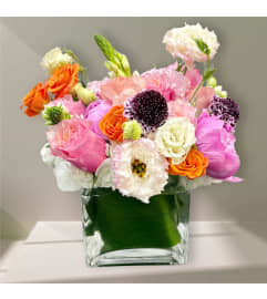 Blush Garden Luxe. An arrangement by Garden Florist. Blush Garden Luxe. An arrangement by Garden Florist.