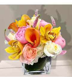 Citrus Bloom Luxe. An arrangement by Elegant Florist. Citrus Bloom Luxe. An arrangement by Elegant Florist.
