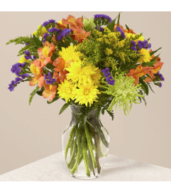 FTD Marmalade Skies Bouquet. An arrangement by Shalimar Designs.