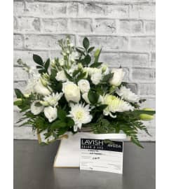 Petals and Pampering. An arrangement by DMP Flowers and Gifts.
