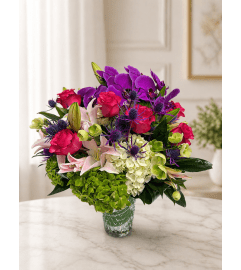 Elegant Mix Bouquet. An arrangement by Brickell Exclusive Blooms.