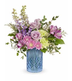Garden Whimsy Bouquet. An arrangement by Serrano Flowers.
