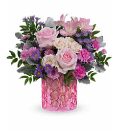 Haute Pink Bouquet. An arrangement by Serrano Flowers.